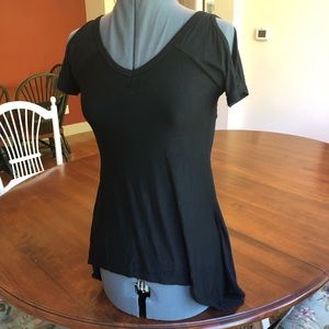 Black Cut-out Shoulder